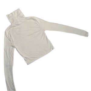 Sunday Best White Turtleneck Sweatshirt